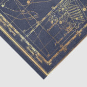 Papier Mousseline Gold Star Map Series Design 14 (Détail)