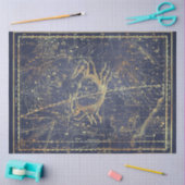 Papier Mousseline Gold Star Map Series Design 15 (Artisanat)