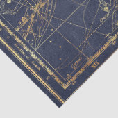 Papier Mousseline Gold Star Map Series Design 18 (Détail)