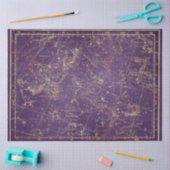 Papier Mousseline Gold Star Map Series Design 19 (Artisanat)