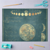 Papier Mousseline Gold Star Map Series Design 27 (Artisanat)