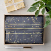 Papier Mousseline Gold Star Map Series Design 4 (Cadeau)