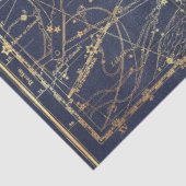 Papier Mousseline Gold Star Map Series Design 4 (Détail)