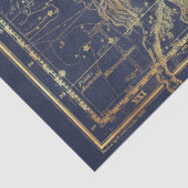 Papier Mousseline Gold Star Map Series Design 6 (Détail)