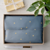 Papier Mousseline Gold Stars Sky Shine Bright Ombre (Cadeau)