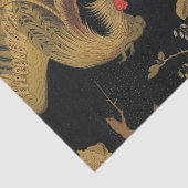 Papier Mousseline Golden Bird Japanese Classic Antique (Détail)