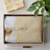 Papier Mousseline Golden Christmas Snowman Holiday Tissue Paper (Cadeau)