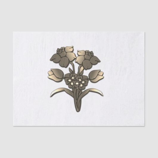 Papier Mousseline Golden Daffodil (Recto)