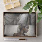 Papier Mousseline Golden Dancer in Regal Beadwork Decoupage (Cadeau)