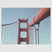 Papier Mousseline Golden Gate Bridge, Unique San Francisco Photo (Recto)