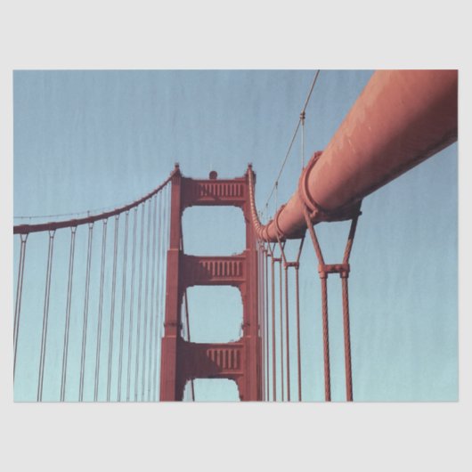 Papier Mousseline Golden Gate Bridge, Unique San Francisco Photo (Recto)