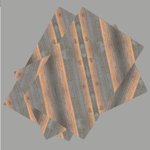 Papier Mousseline Golden Grey diagonal Woodgrain Rustique