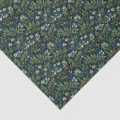 Papier Mousseline Golden Holly et le feuillage d'hiver (Détail)