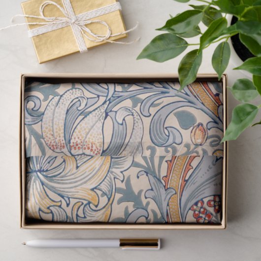 Papier Mousseline Golden Lily, William Morris (Cadeau)