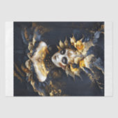 Papier Mousseline Golden Mystique - La Reine des ombres Découpage (Recto)