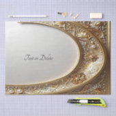 Papier Mousseline Golden Ornate Frame Tissue Paper (Artisanat)