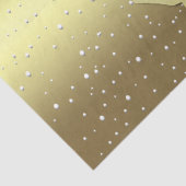 Papier Mousseline Golden Reindeer Snowy Holiday Tissue Paper (Détail)