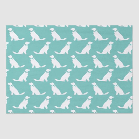 Papier Mousseline Golden Retriever (Recto)
