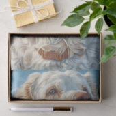 Papier Mousseline Golden Retriever1 (Cadeau)
