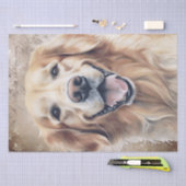Papier Mousseline Golden Retriever Chien (Artisanat)