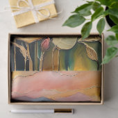 Papier Mousseline Golden Rose River Valley Sunrise II (Cadeau)