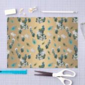 Papier Mousseline Golden Royal Peacock Temple Mariage Dreams (Artisanat)