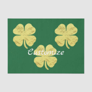 Papier Mousseline Golden Shamrocks Thunder_Cove