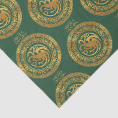 Papier Mousseline Golden Targaryen Crest (Détail)