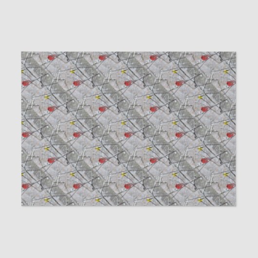 Papier Mousseline Goldfinch Et Cardinal (Recto)