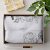 Papier Mousseline Goldfinch et rose (Cadeau)
