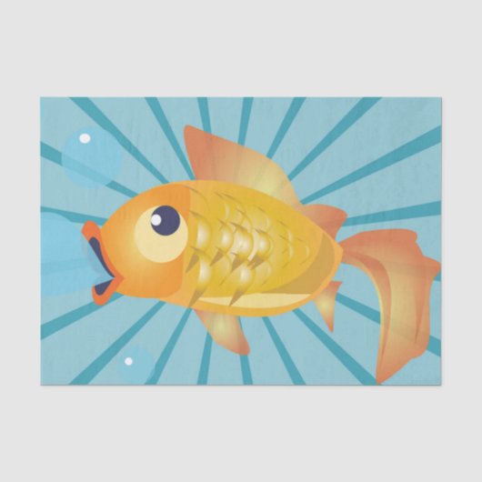 PAPIER MOUSSELINE GOLDFISH (Recto)