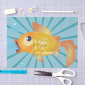 PAPIER MOUSSELINE GOLDFISH (Artisanat)