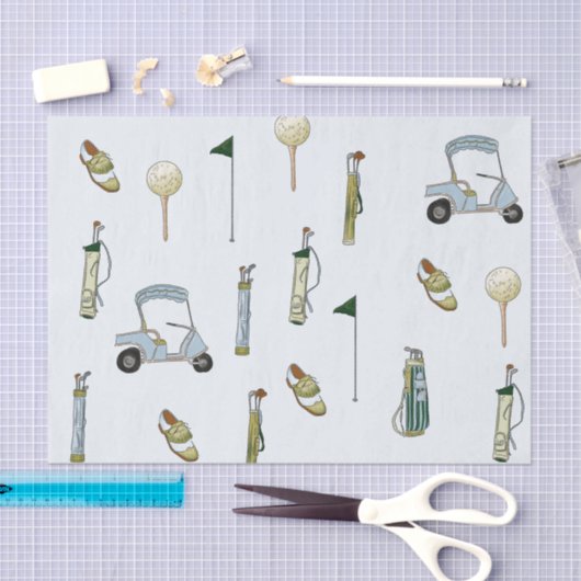 Papier Mousseline Golf (Artisanat)