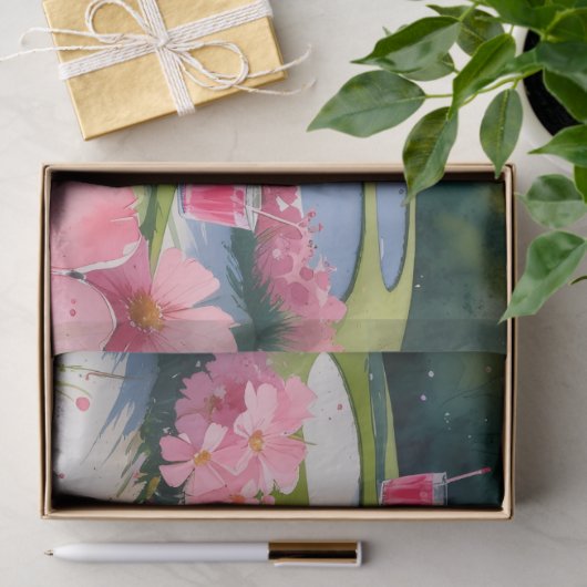 Papier Mousseline Golf 50e anniversaire avec numéro pour Golfer (Cadeau)