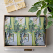 Papier Mousseline Golf 80e anniversaire au golf de golf pour golfeur (Cadeau)