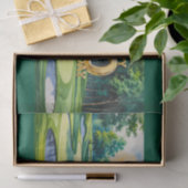 Papier Mousseline Golf 80e anniversaire au golf de golf pour golfeur (Cadeau)