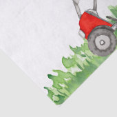 Papier Mousseline Golf Joyeux anniversaire avec voiturette de golf W (Détail)