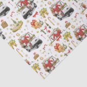 Papier Mousseline Golf “Let’s Par-Tee” Christmas Party Pattern (Détail)