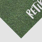 Papier Mousseline Golf Retire Happy Retirement avec drapeau de golf (Détail)
