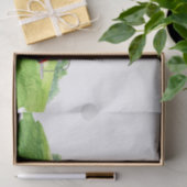 Papier Mousseline Golf Santa Claus Joyeux Noël sur Green (Cadeau)