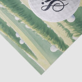 Papier Mousseline Golf Theme 60 & Tee’d Off Birthday Party  (Détail)