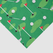 Papier Mousseline Golfers Verts (Détail)