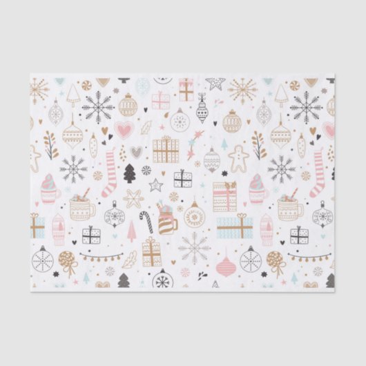 Papier Mousseline Goodies de Noël (Recto)