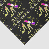 PAPIER MOUSSELINE GORGEOUS GOLD 60E ANNIVERSAIRE DESIGN À HAUT NIVEA (Détail)