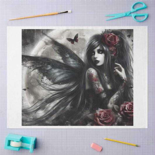 Papier Mousseline Goth Fairy (Artisanat)