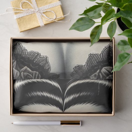 Papier Mousseline Goth Vampire (Cadeau)