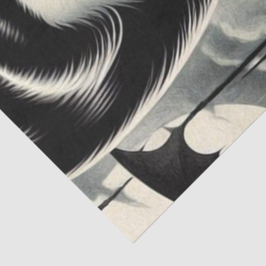 Papier Mousseline Goth Vampire (Détail)