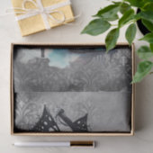 Papier Mousseline Goth Vogue Grunge | Turquoise Splash Stiletto haut (Cadeau)