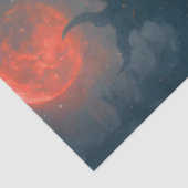 Papier Mousseline Gothic Christmas Bride | Dark Holiday Skeleton Art (Détail)