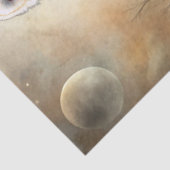 Papier Mousseline Gothic Fantasy Tarot Reader White Owl & Raven  (Détail)